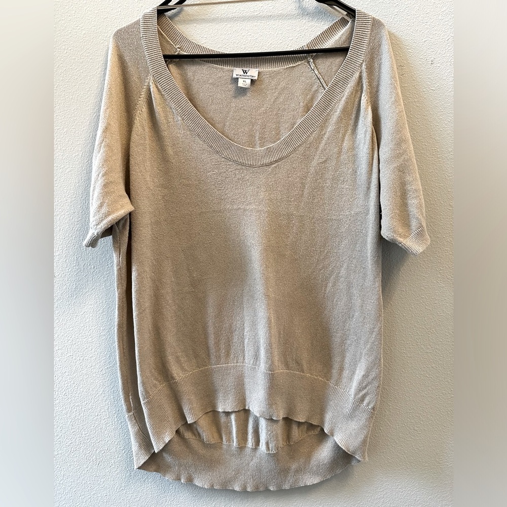 Sparkly gold sweater sz XL